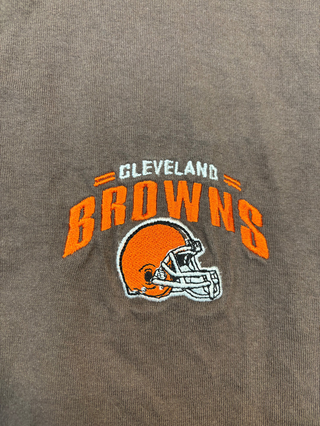 Y2K Cleveland Browns Small Embroidered Logo No Back Hit