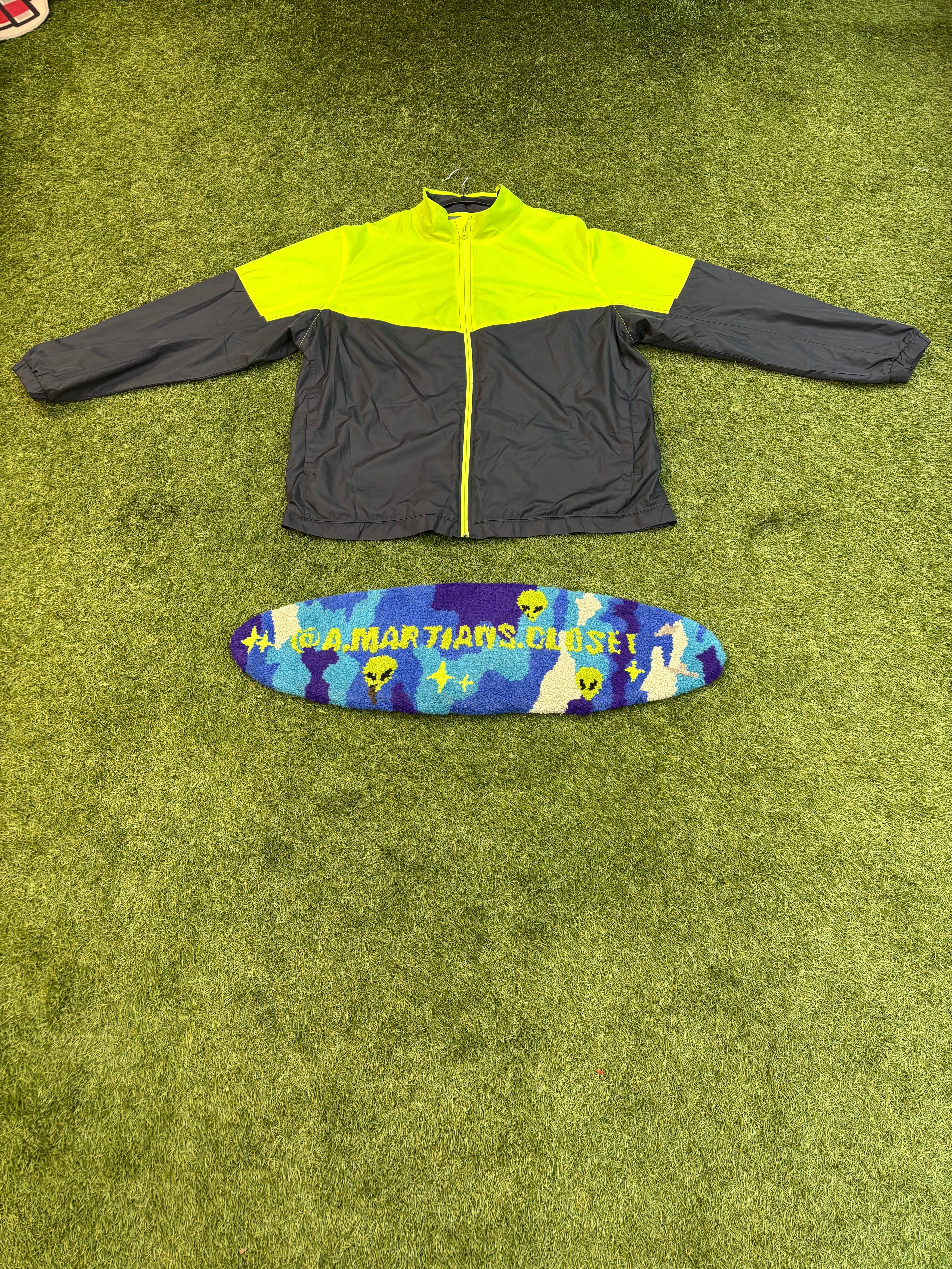 Y2K STARTER HIGHLIGHTER GREY DUOTONE WINDBREAKER