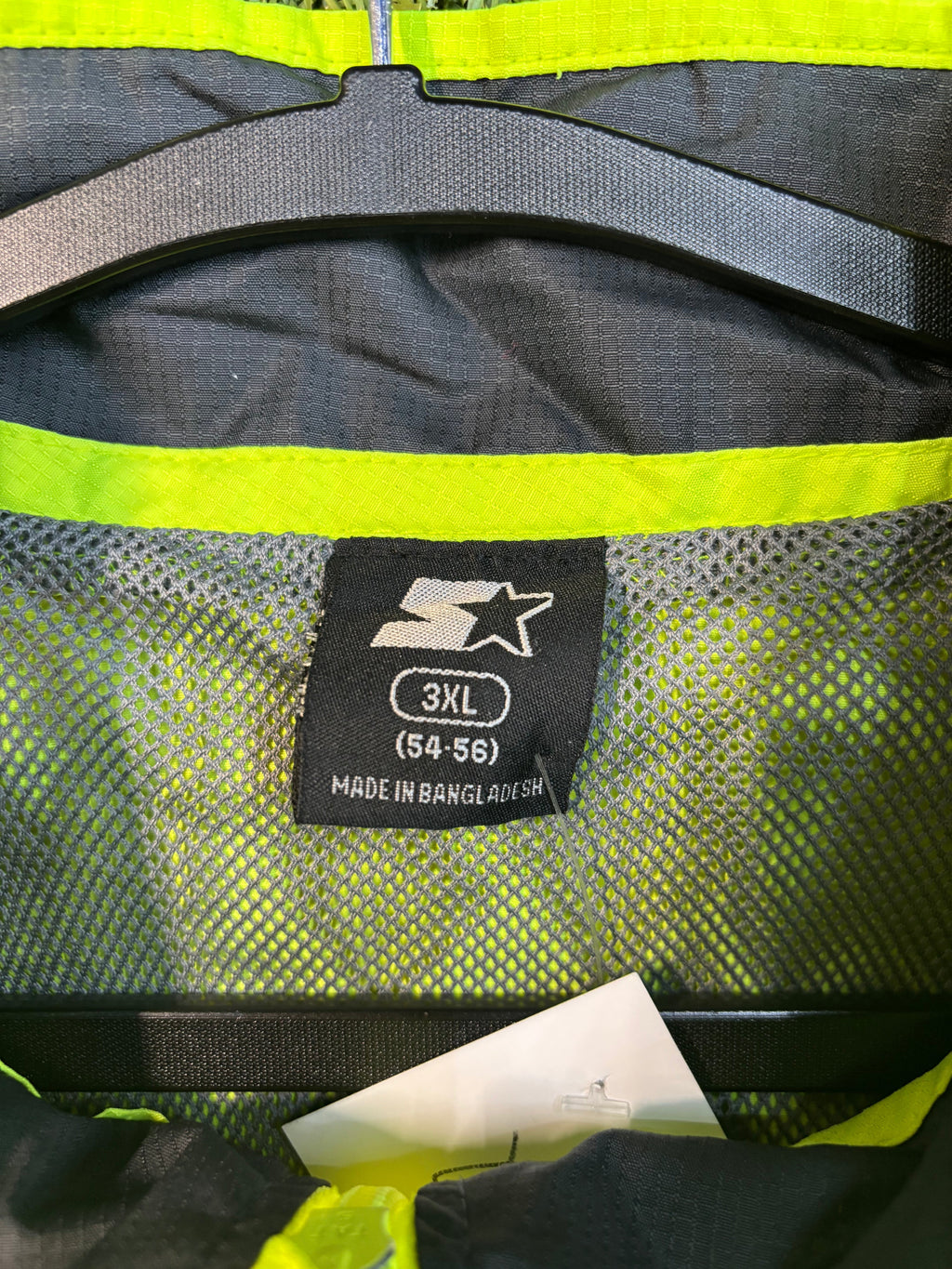 Y2K STARTER HIGHLIGHTER GREY DUOTONE WINDBREAKER