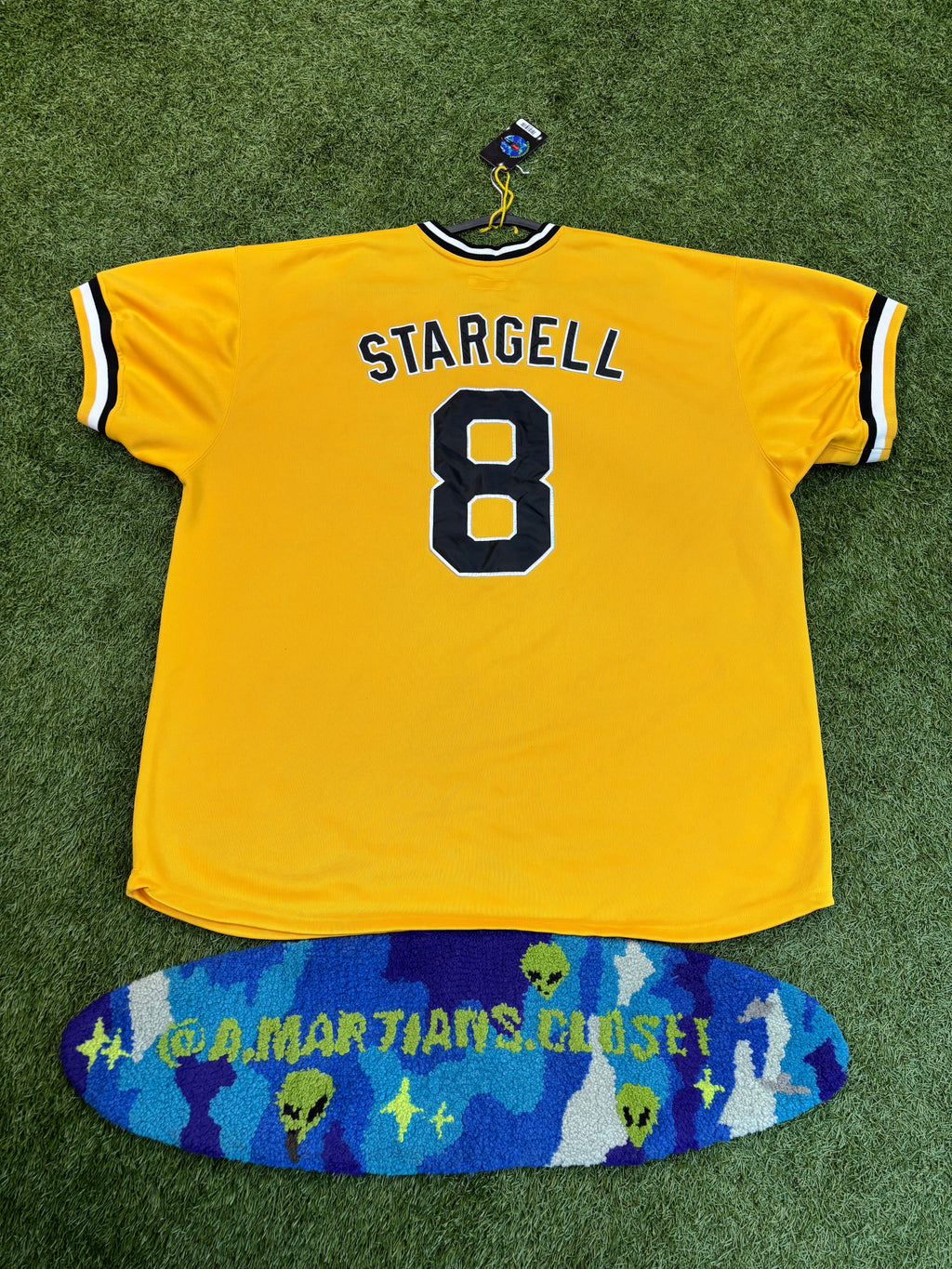 VINTAGE MITCHELL & NESS PITTSBURGH PIRATES COOPERSTOWN COLLECTION 1979 STARGELL #8 JERSEY