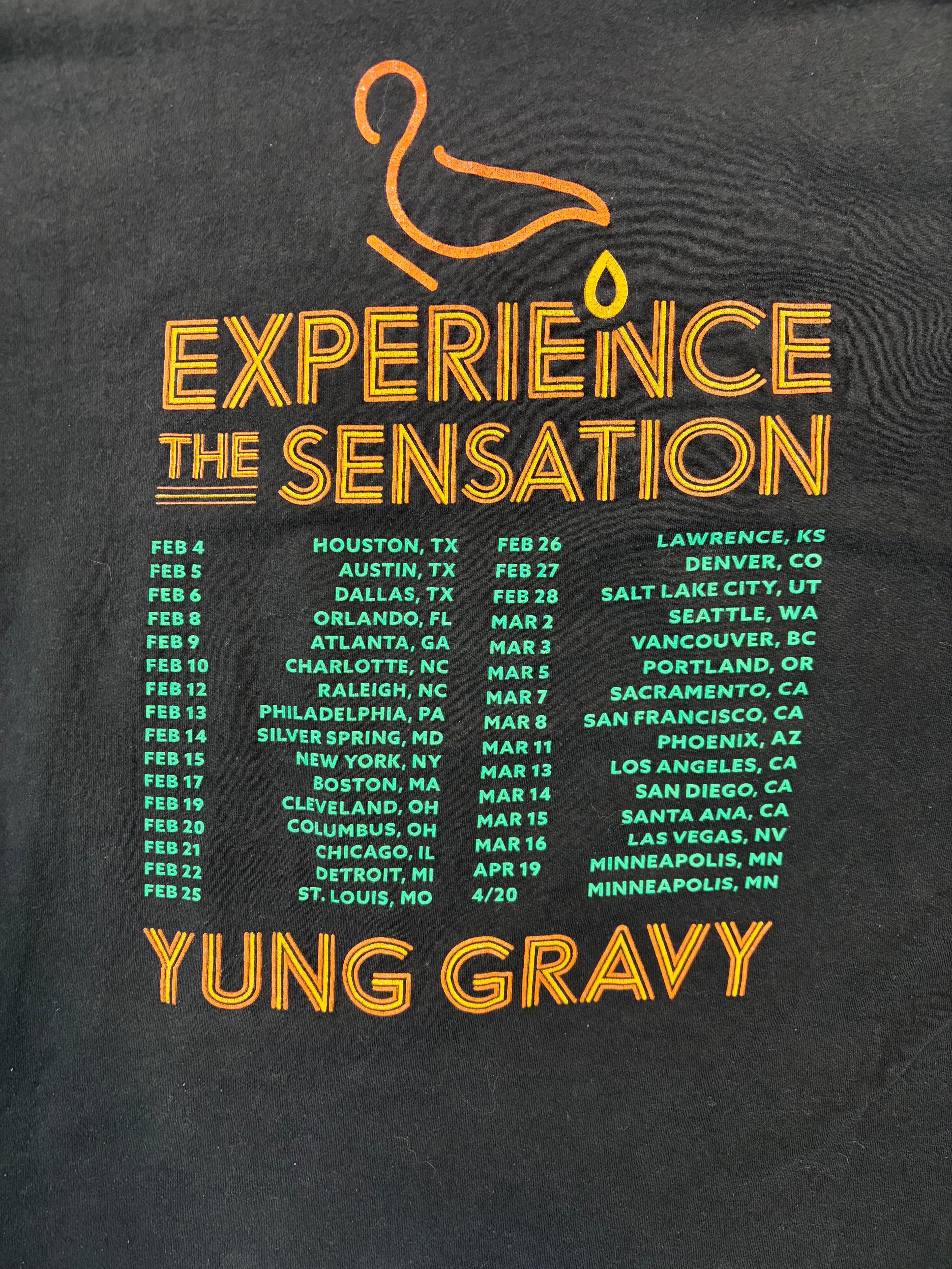 New Age Yung Gravy CRUSH Gravy Tour Tee