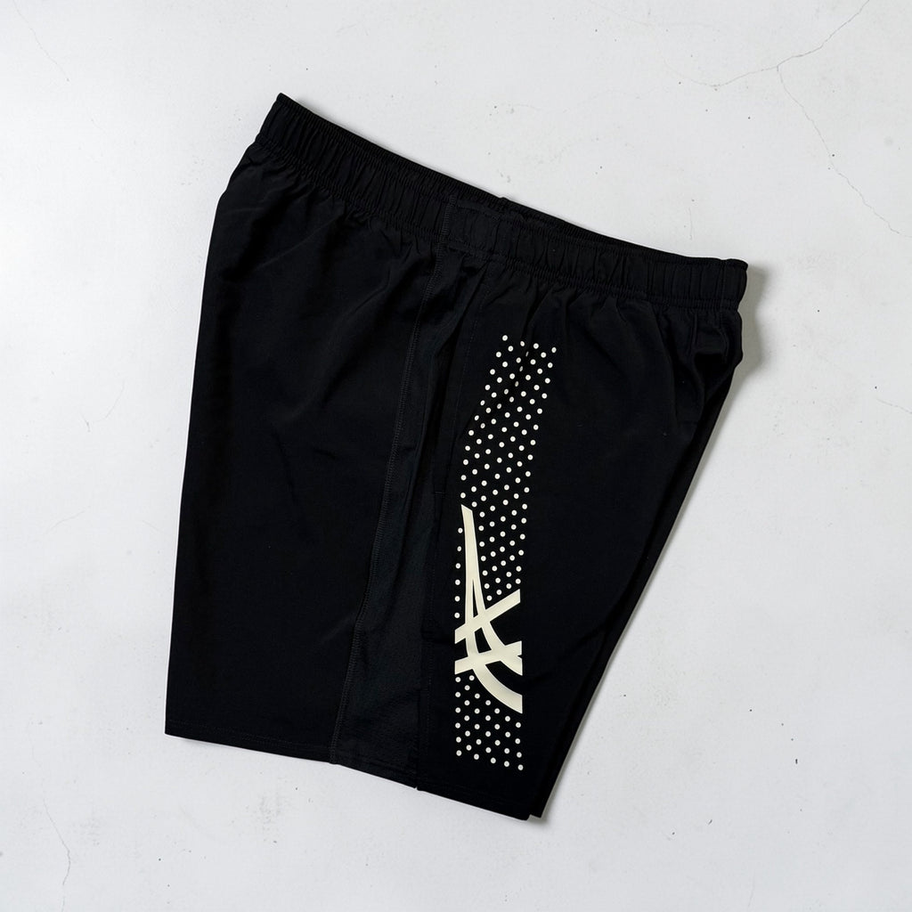 ASICS ICON T-SHIRT AND SHORTS SET - BLACK (Japan sizing)