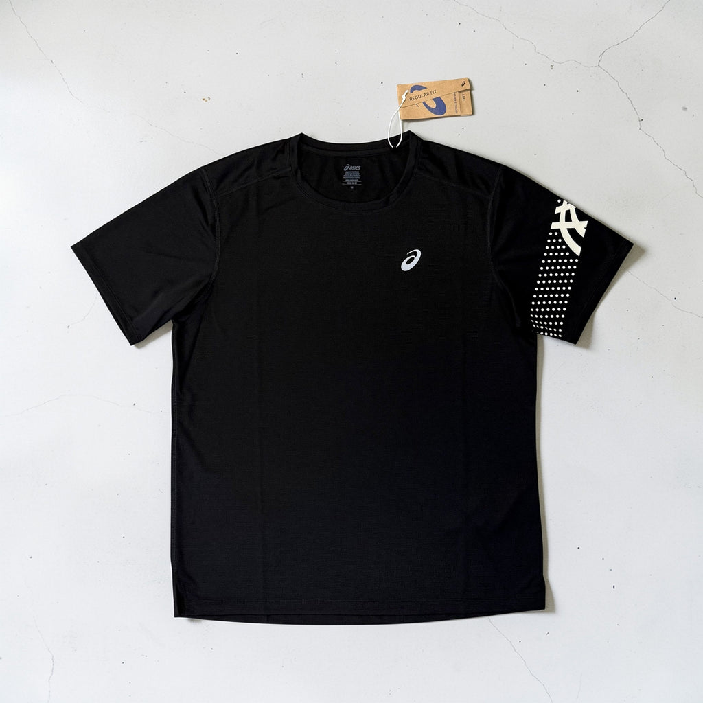 ASICS ICON T-SHIRT AND SHORTS SET - BLACK (Japan sizing)