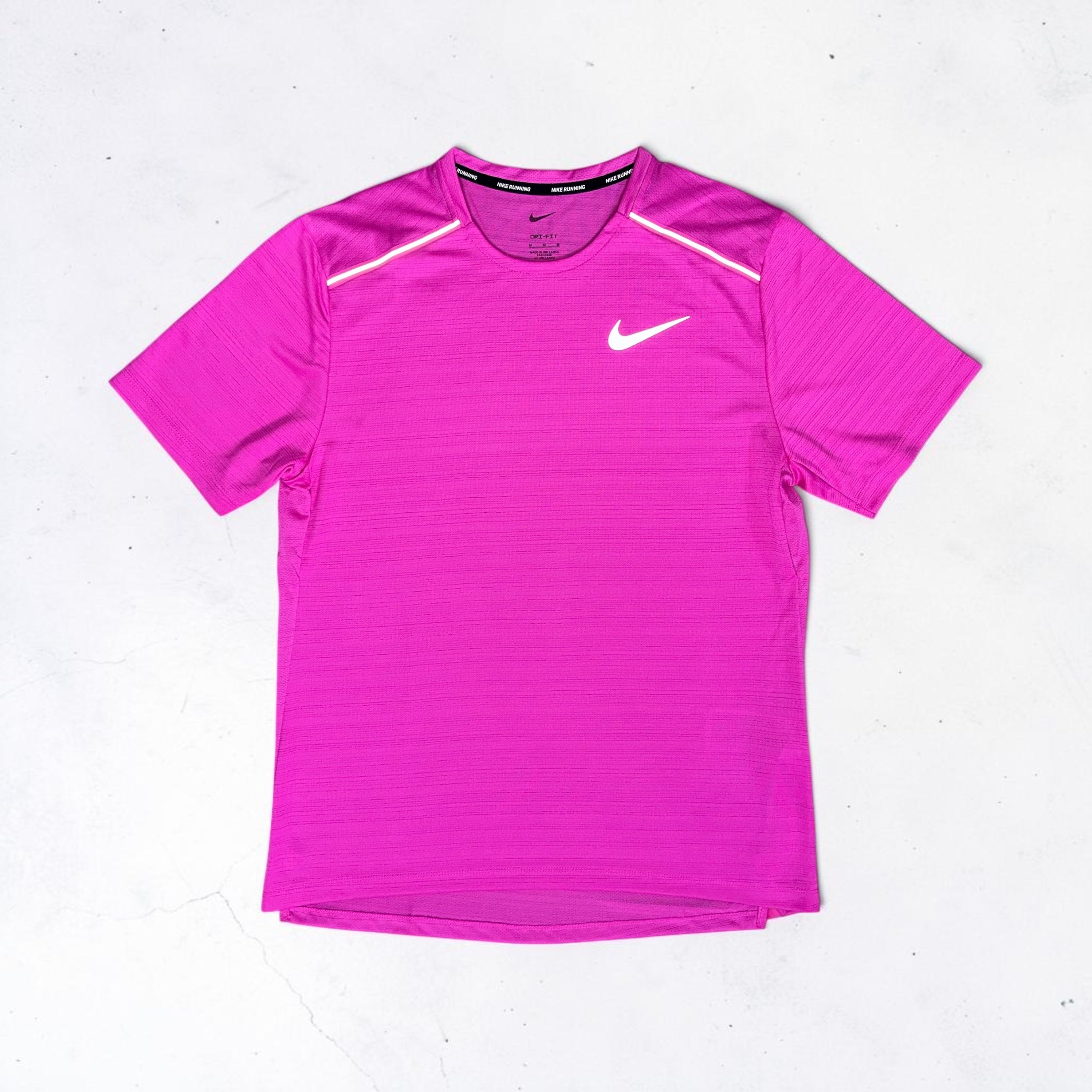 NIKE MILER 1.0 T SHIRT - HYPER PINK
