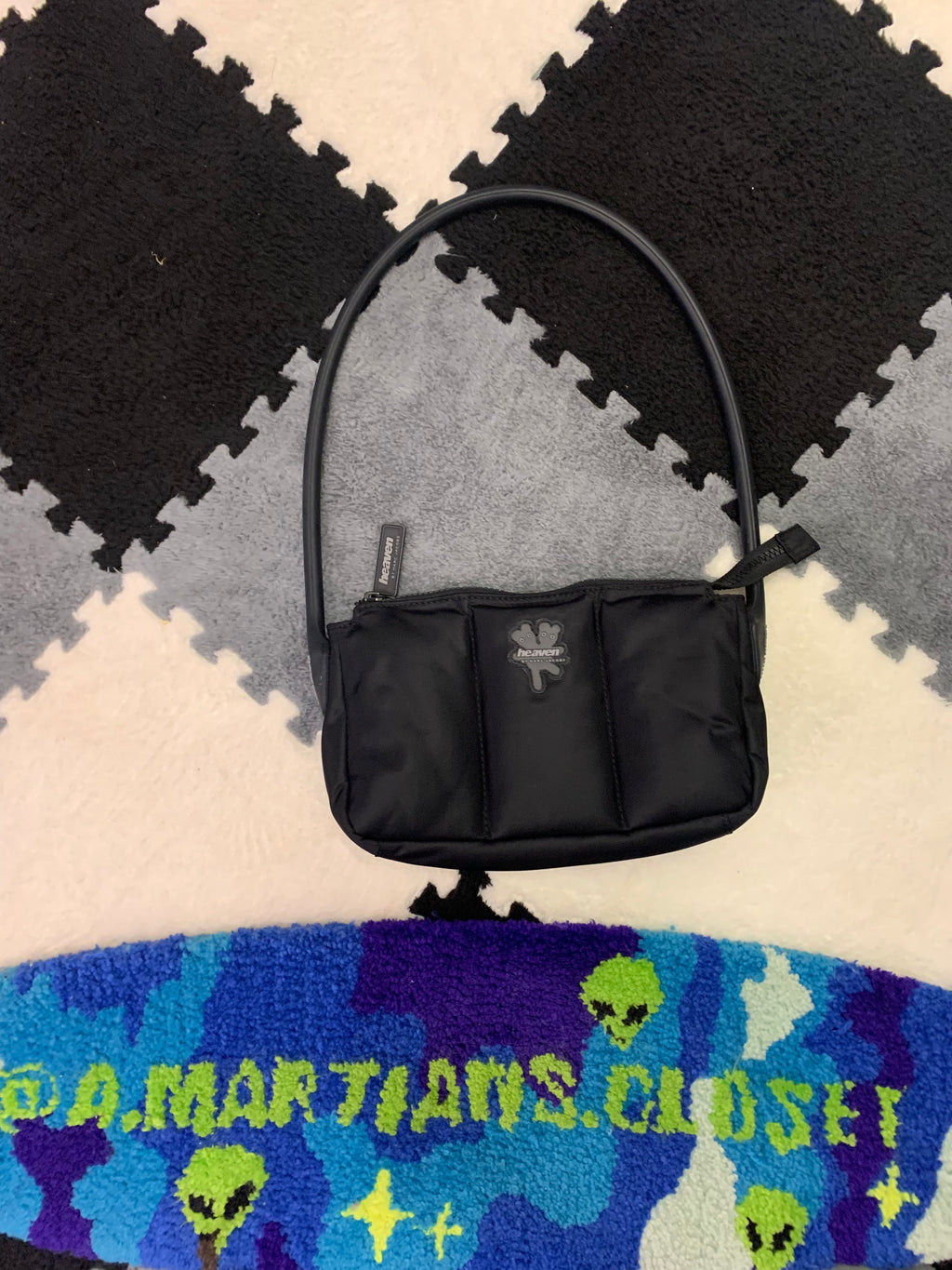 Heaven by Marc Jacobs Puffer Handbag Black