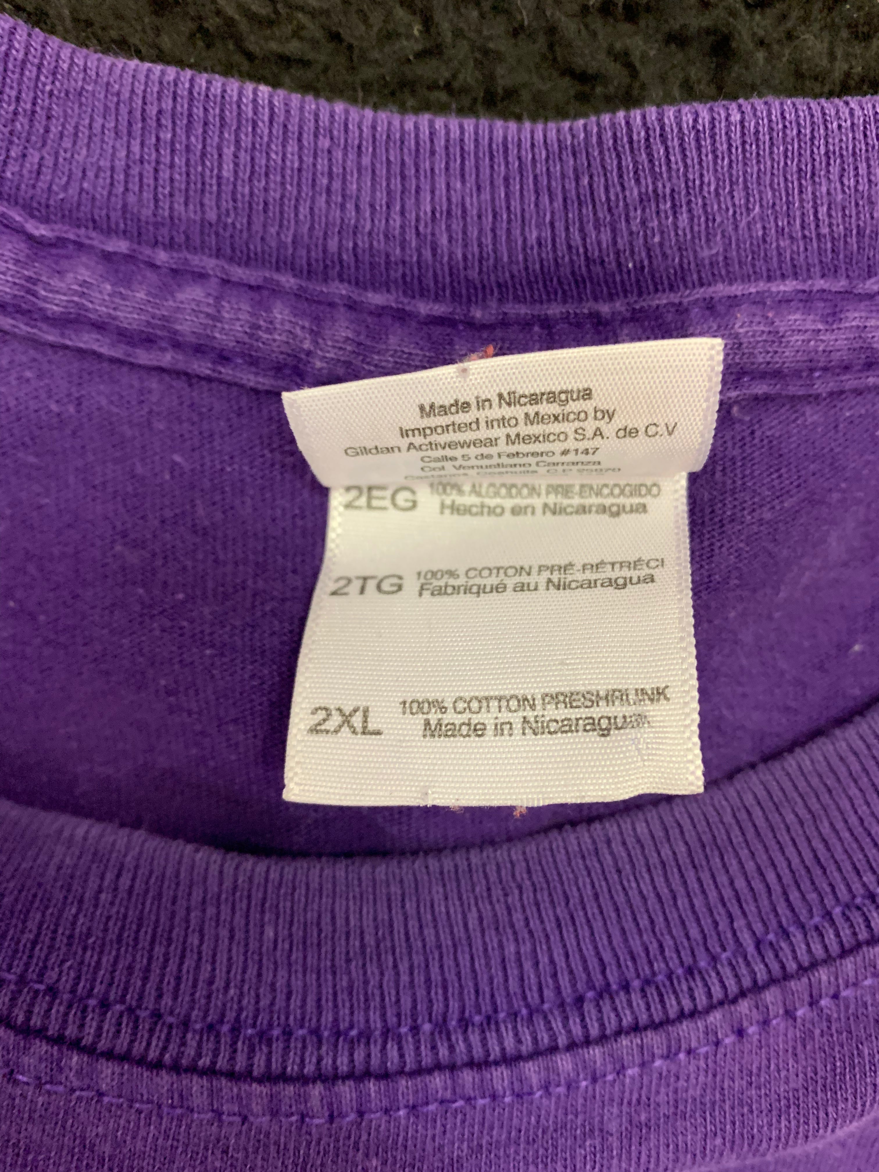Y2K YOSHI TEE PURPLE GREEN