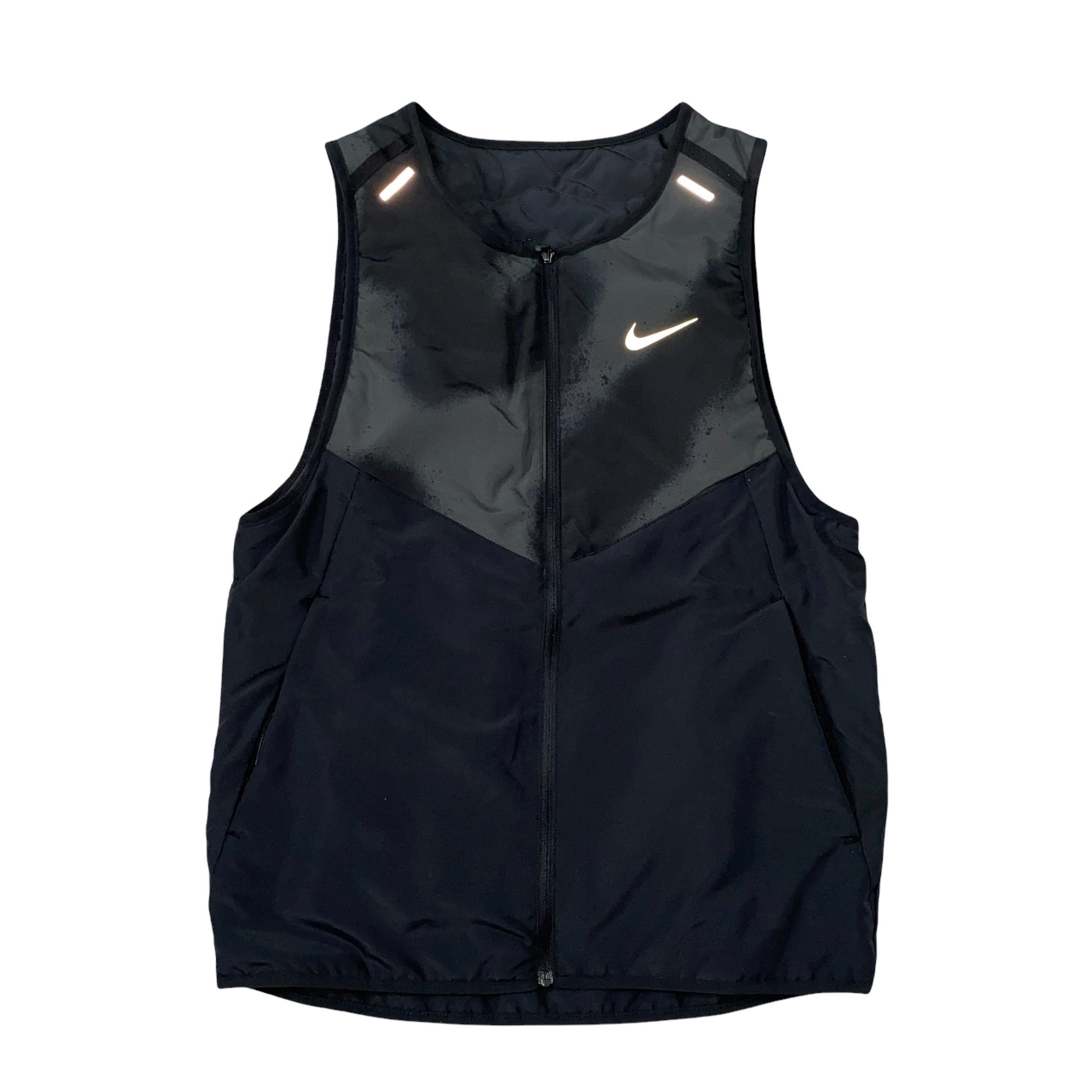 NIKE AEROLAYER REVERSIBLE GILET - BLACK